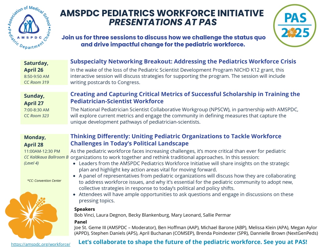 AMSPDC Pediatrics workforce initiative AMSPDC Pediatrics workforce initiative